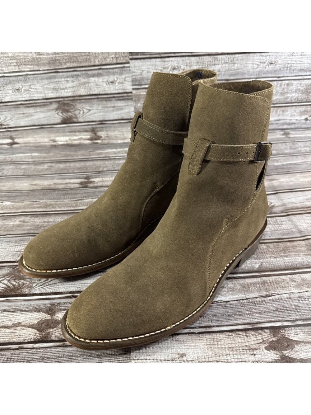 Thursday Boot Company Suede Rogue Jodhpur Boots Shoes Size 12.5 Color Brown